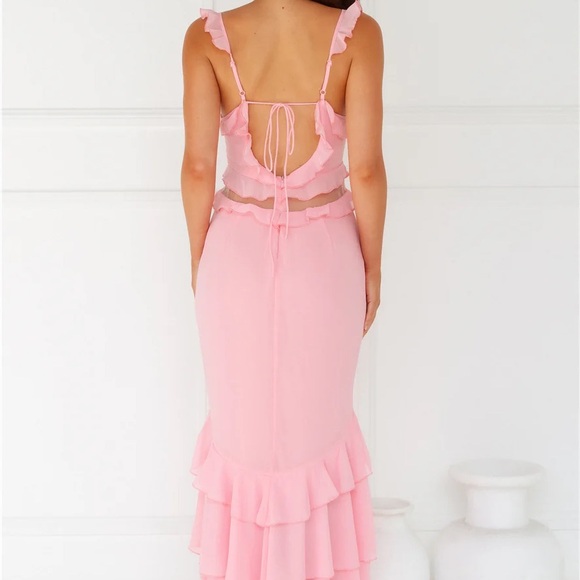 Hello Molly Pink Ruffle Dress - Picture 4 of 5